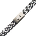 Franco Chain Anchor Bracelet // Silver