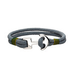 Paracord Anchor Bracelet // Gray