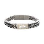 Franco Chain Anchor Bracelet // Silver
