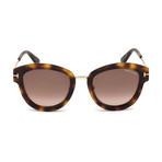 Women's Mia Sunglasses // Havana + Brown Gradient