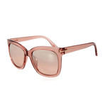 Women's Sunglasses // Pink Crystal + Pink Gradient