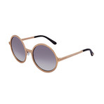 Women's Ava Sunglasses // Rose Gold + Gray Shaded