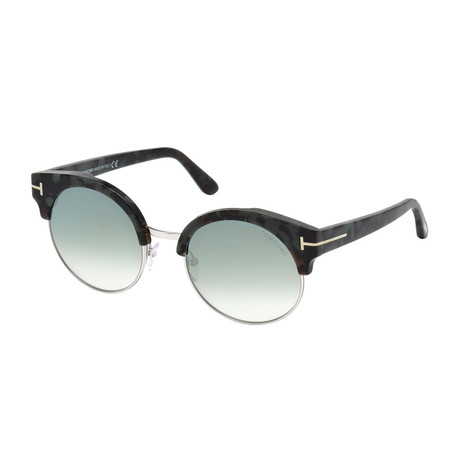 Women's Alissa Sunglasses // Black Havana + Mirrored Blue