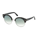 Women's Alissa Sunglasses // Black Havana + Mirrored Blue