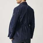 Ross Overcoat // Navy Blue (3XL)