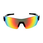 Vapor Sunglasses // Black // Interchangeable Lenses