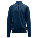 Quail Quarter Zip Sweater // Navy (XL)