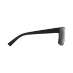 Unisex Dipstick Polarized Sunglasses // Black + Gray