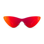 Women's Alt Ubiquity Sunglasses // Black + Gray Red Chrome