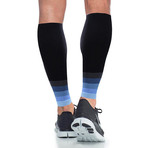Sports Compression Calf Sleeves // 1-Pair // Blue (Medium)