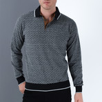 Milan Sweatshirt // Patterned Black (Small)