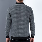 Milan Sweatshirt // Patterned Black (Small)