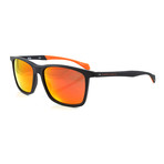 Men's 1078S Sunglasses // Matte Black + Orange