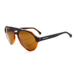 Men's EA4128 Sunglasses // Matte Black + Tortoise Yellow