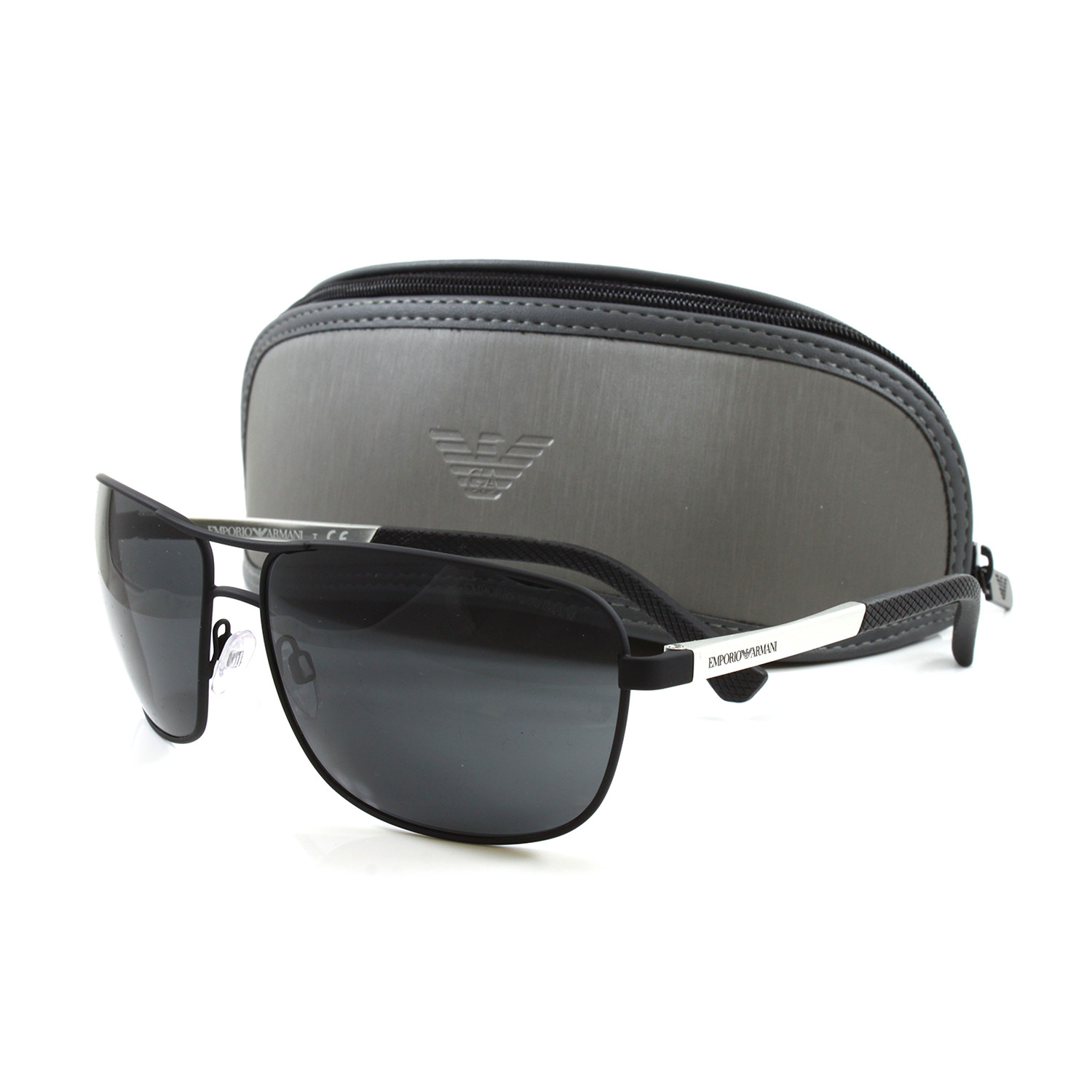 Emporio Armani // Men's EA2033 Sunglasses // Black - Emporio Armani ...