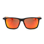 Men's 1078S Sunglasses // Matte Black + Orange