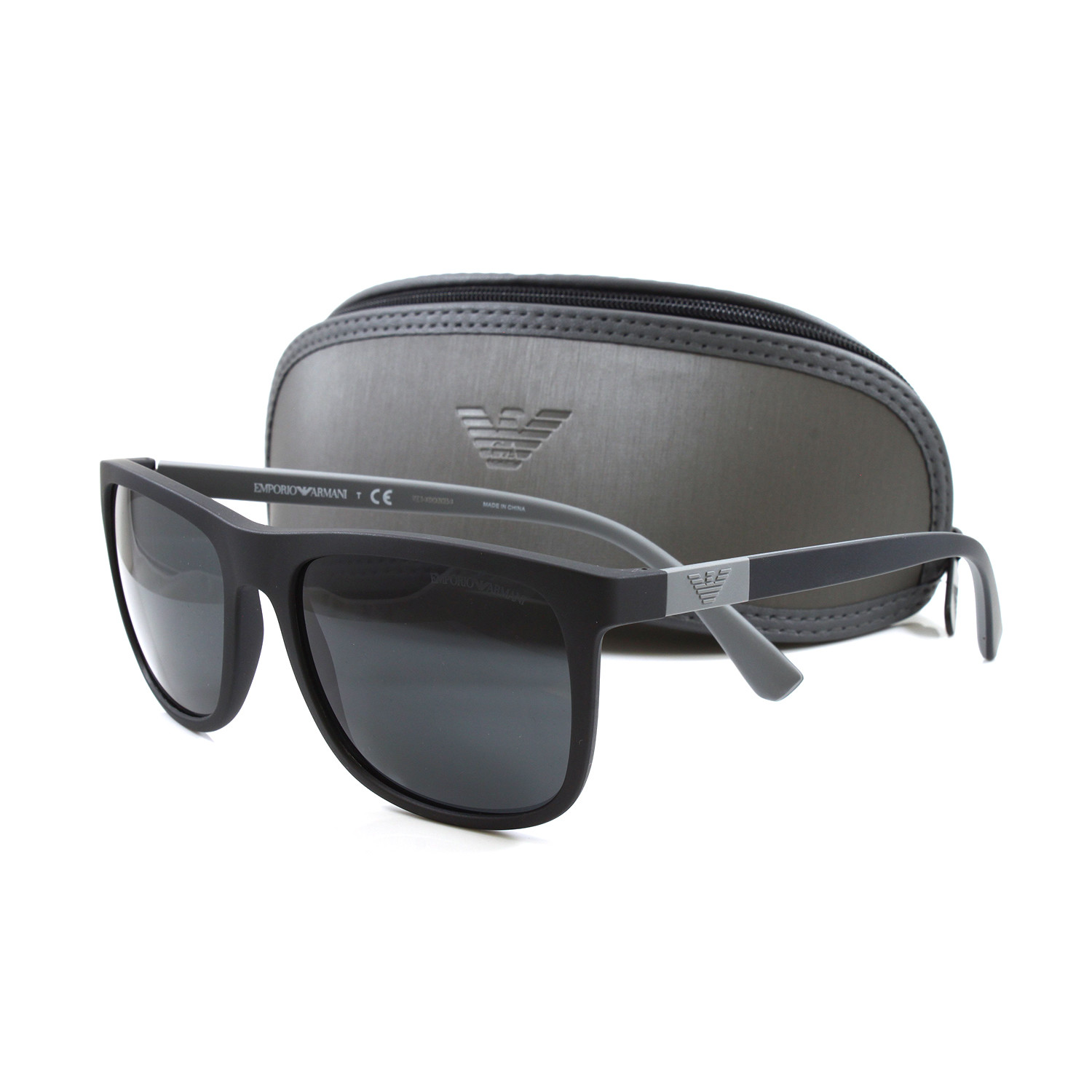 Emporio Armani // Men's EA4079 Sunglasses // Matte Black - Emporio ...