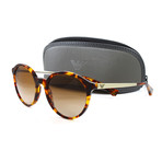 Women's EA4134 Sunglasses // Havana Brown + Orange