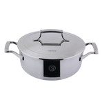 4 Quart Triply Chef's Pan + Stainless Steel Lid