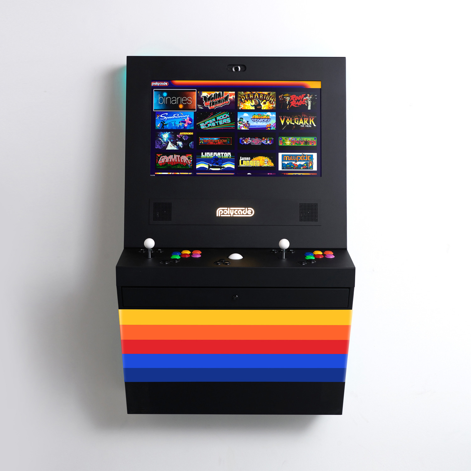 Polycade Home Free-To-Play // Black Vinyl Wrap - Polycade - Touch of Modern
