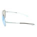 Unisex Outrider EV1085 Sunglasses // Igloo Blue + Blue Mirror