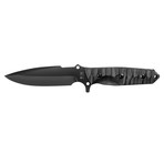 Maraudeur Bushcraft // Survival Knife // G10 Handle // Serrated Edge (Straight Edge)