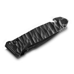 C.A.C. S200 French Army Knife // G10 Handle // Serrated Edge // Black