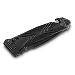 C.A.C. French Army Knife // PA6 Handle // Black (Straight Edge)
