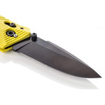 C.A.C. French Army Knife // PA6 Handle // Yellow (Straight Edge)