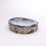 Blue Shade Agate Geode Bowl // Ver. 1
