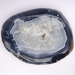 Blue Shade Agate Geode Bowl // Ver. 1