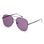 Women's 0378 Sunglasses // Palladium Violet + Violet