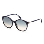 Women's 0362 Sunglasses // Blue + Blue Gradient