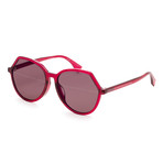 Women's 0397 Sunglasses // 59mm // Red + Violet