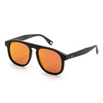 Men's M0014 Sunglasses // Matte Black + Orange