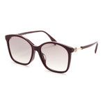 Women's 0361 Sunglasses // Opal Burgundy + Dark Gray Gradient