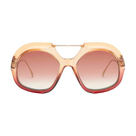 Men's Tropical Shine Sunglasses // Gold + Pink