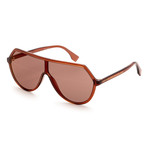 Women's 0377 Sunglasses // Brown + Red