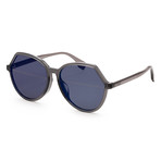Women's 0397 Sunglasses // 59mm // Gray + Dark Gray Gradient