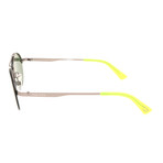 Diesel // Unisex DL0275 Sunglasses // Matte Gunmetal + Green