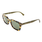 Men's DL0282 Sunglasses // Blonde Havana + Green
