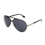 Unisex DL0114 Sunglasses // Shiny Gunmetal + Smoke
