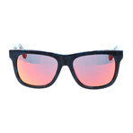 Diesel // Unisex DL0116 Sunglasses // Blue Roviex Mirror