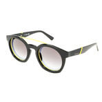 Unisex DL0251 Polarized Sunglasses // Shiny Black + Smoke
