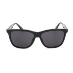 Unisex DL0222 Sunglasses // Shiny Black + Smoke