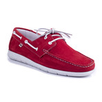 Nobita Nubuck Boat Shoe // Red (Euro: 44)