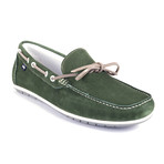 Socean Suede Boat Shoe // Green (Euro: 45)