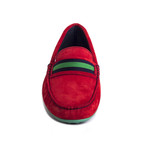 Rt-Seon Suede Moccasin // Red (Euro: 41)