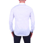 Fibonacci Skull Dress Shirt // White (XL)