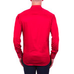 Einstein Soft Butter Dress Shirt // Red (S)